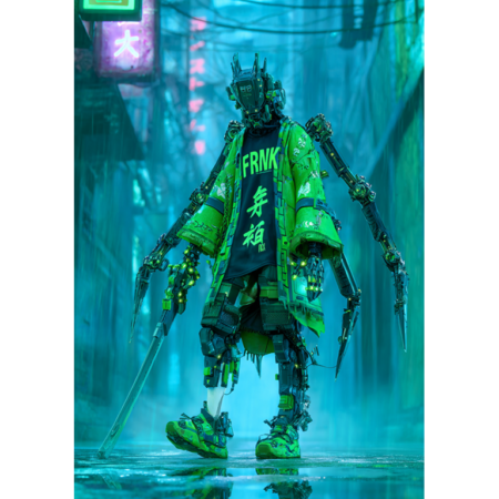 Futuristic Street Warrior ChatGPT Personality Packs – Electric Heirloom